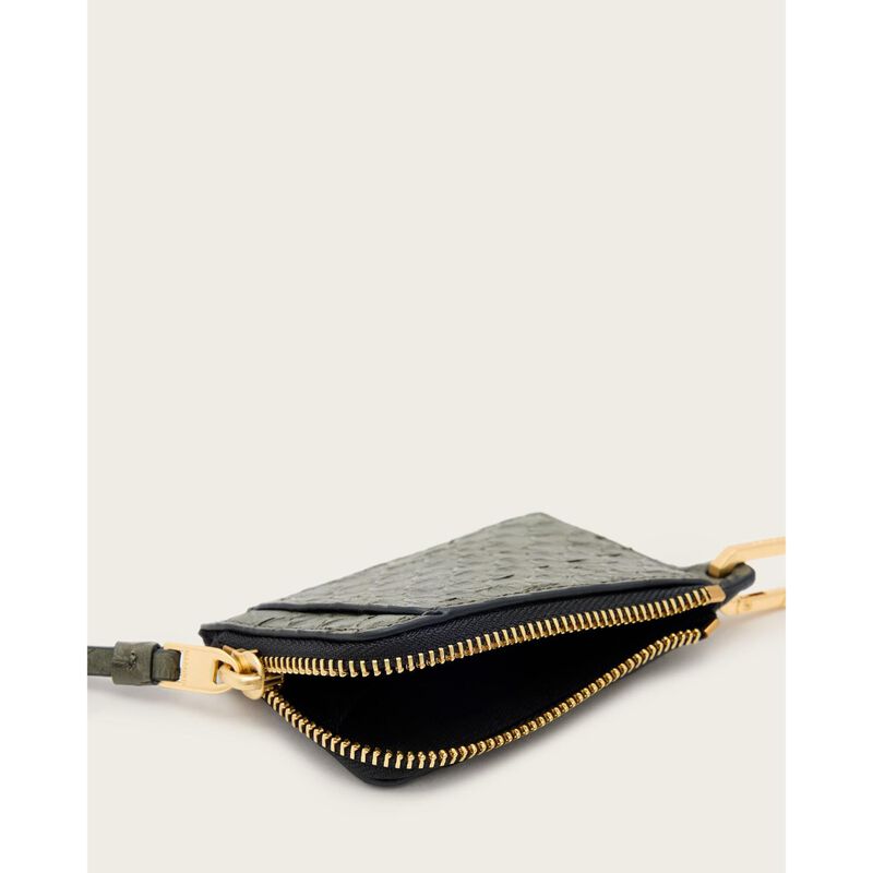 AllSaints Remy Leather Snake Wallet image number 2